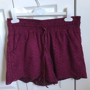 Maurices Eyelet Tie Soft Shorts